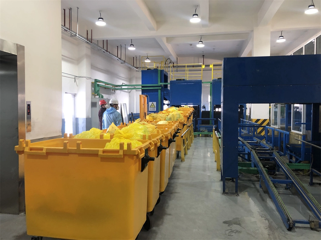 PDX 소각소 병원 폐기물 관리 사용자 정의 30t/D-200t/D 처리 용량 1